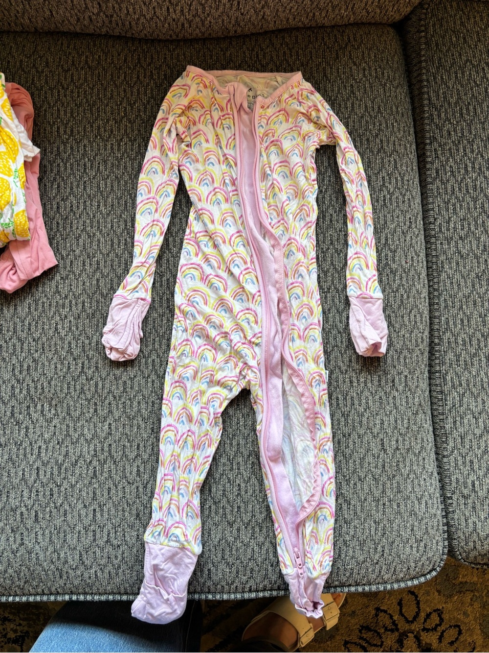 Little Sleepies rainbows 12-18 month pajamas